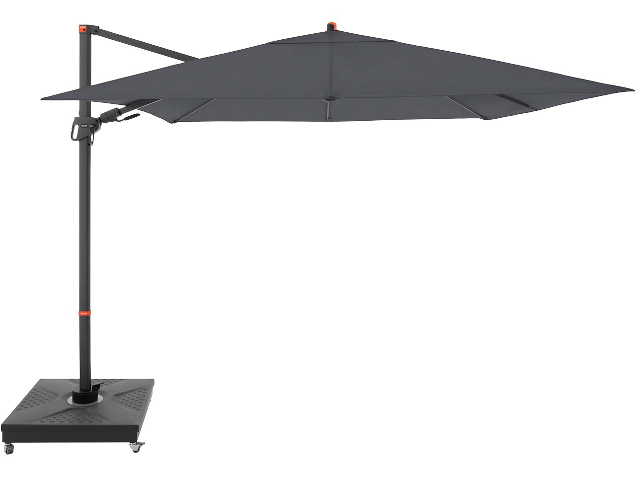 doppler Pendelschirm "myZone AX" 280 x 280 cm, anthrazit