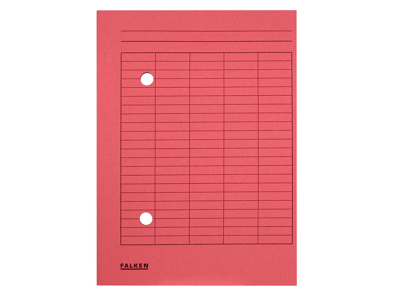 Falken Umlaufmappe 250g/m² rot