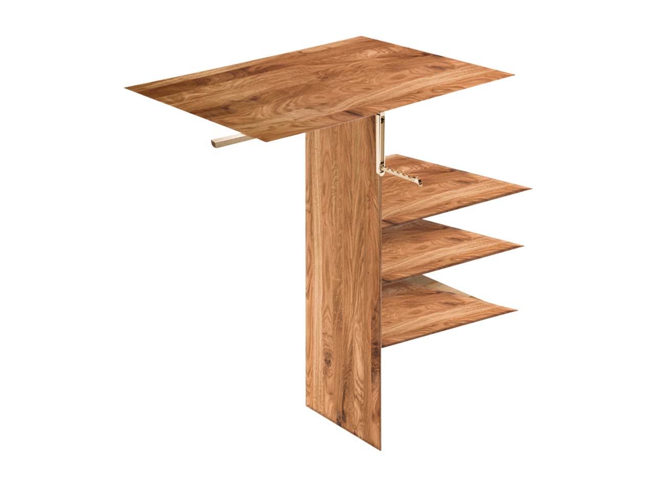 Trennwand für Kleiderschrank "Rödvig" 120 cm, Wildeiche geölt