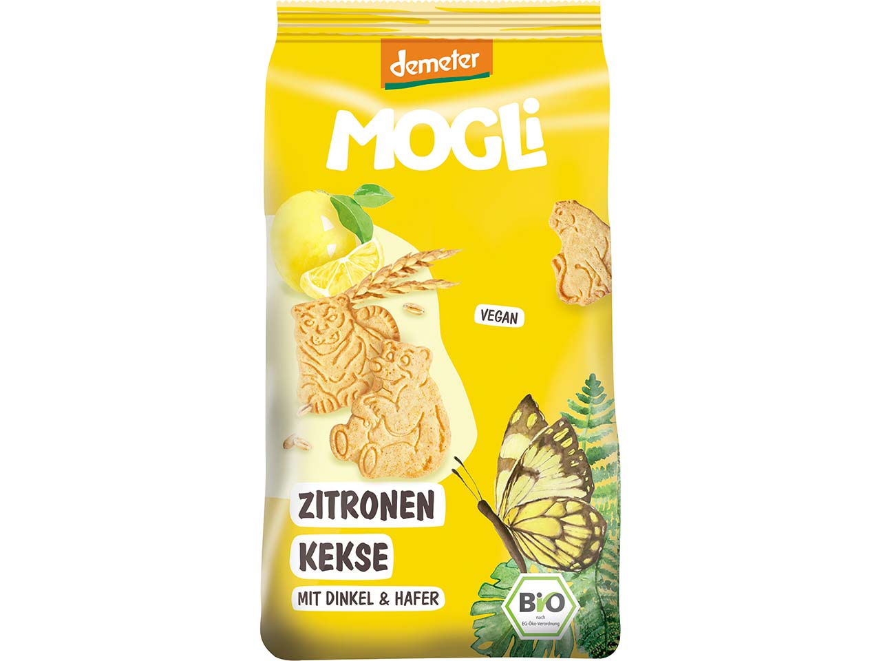 MOGLi Bio-Zitronenkekse, 120 g