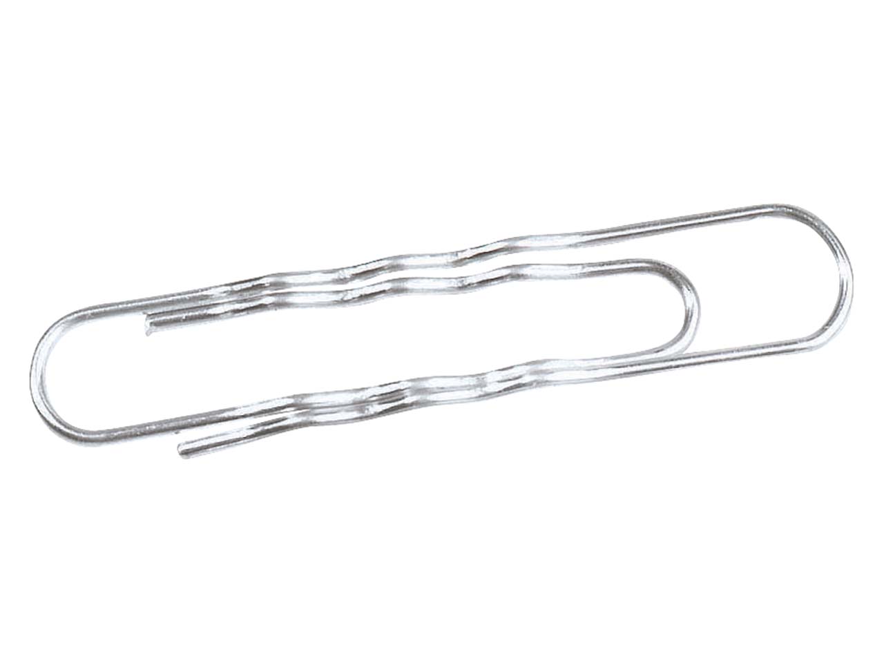 100 Aktenklammern 50 mm gewellt, verzinkt