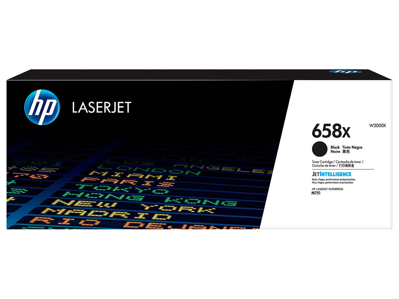 hp Druckkassette W2000X, Nr. 658X schwarz