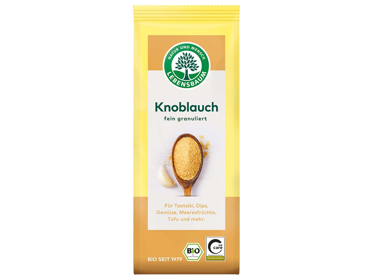 LEBENSBAUM Bio-Knoblauch, fein granuliert, 70 g