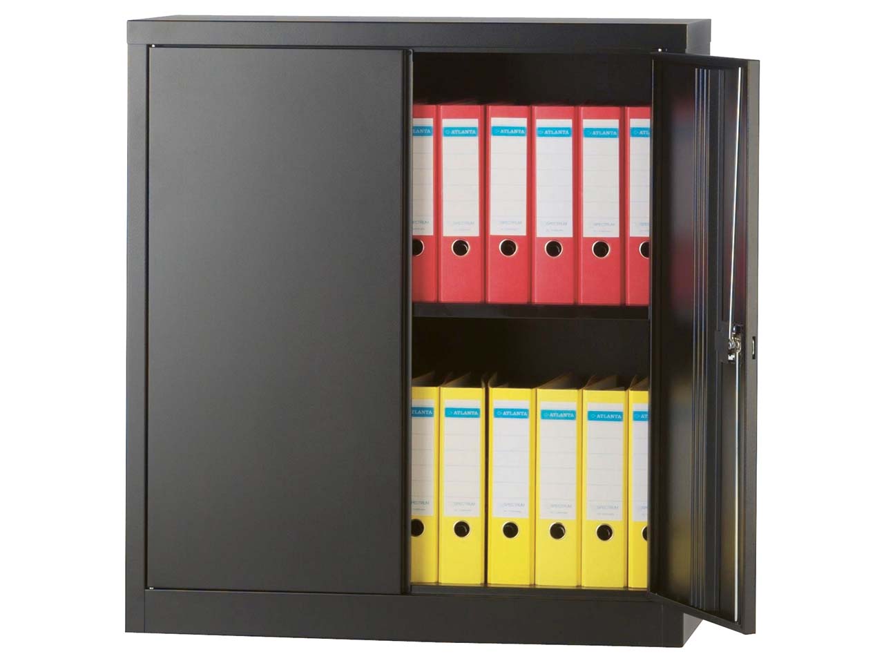 Flügeltürensch. "UNIVERSAL" 2OH, Breite 91,4 cm schwarz