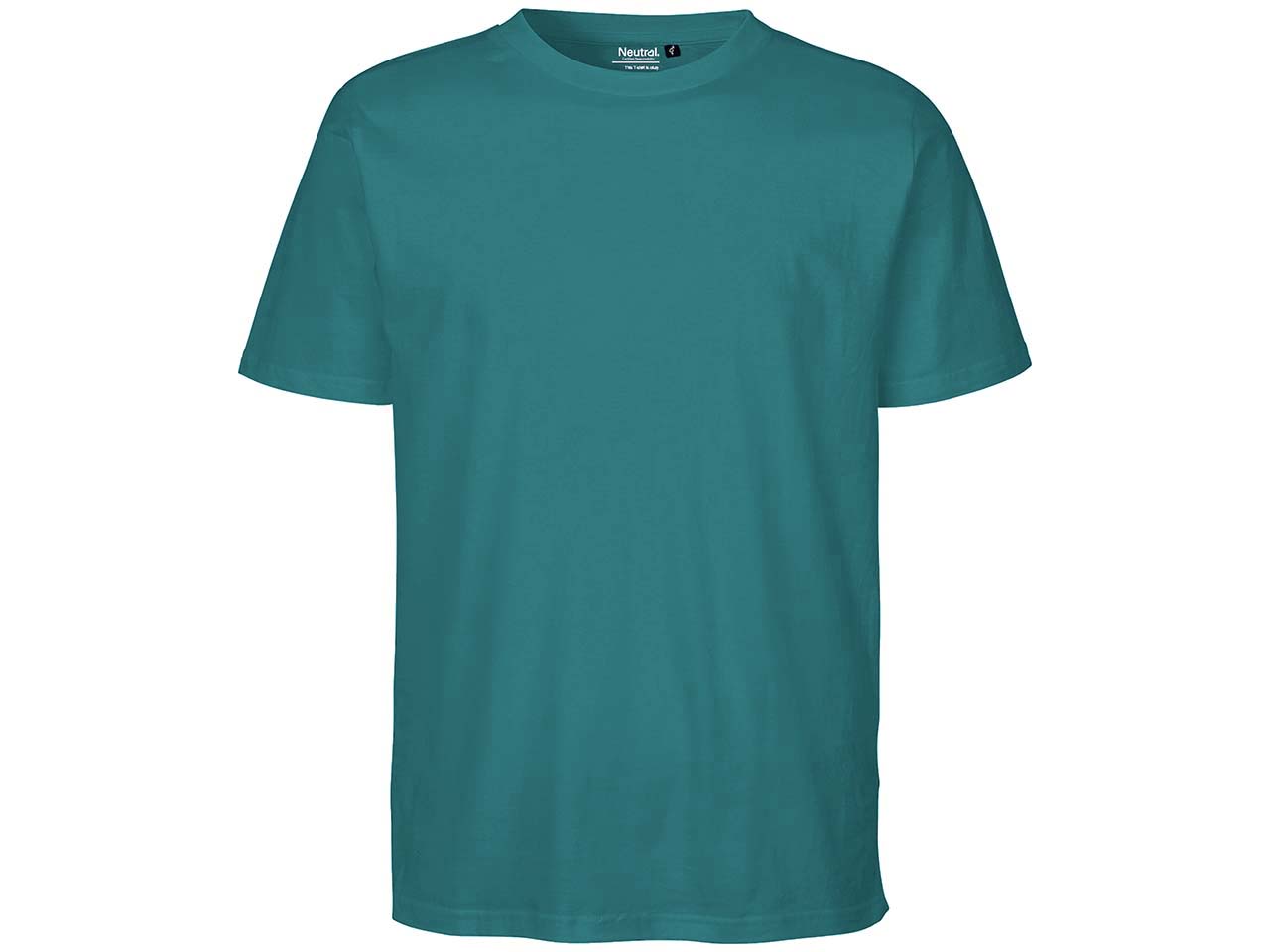 Neutral Bio-Unisex-T-Shirt mit Rundhalsausschnitt, teal, Gr. XXL