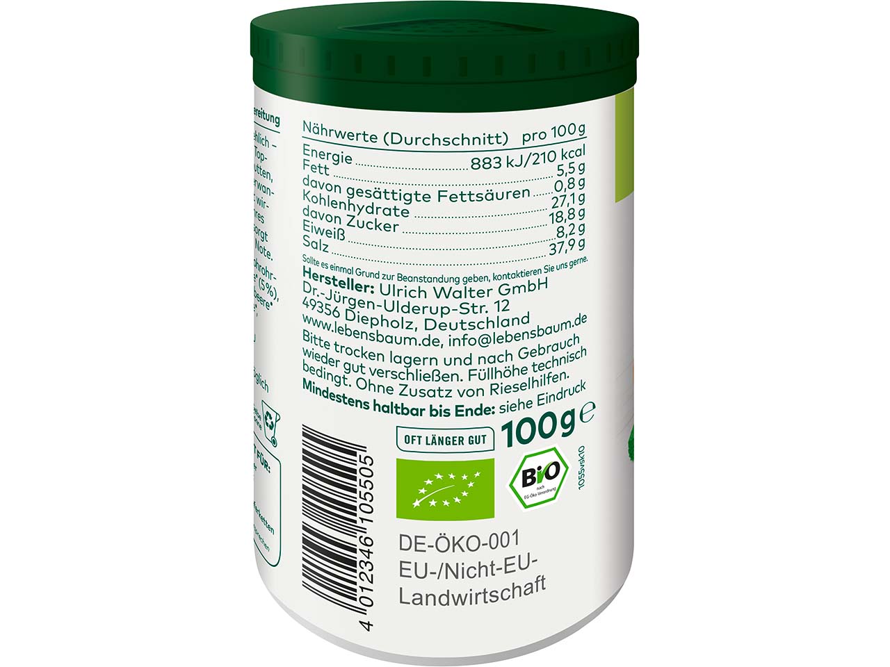 LEBENSBAUM Bio-Gewürzmischung "Avocado", 100 g