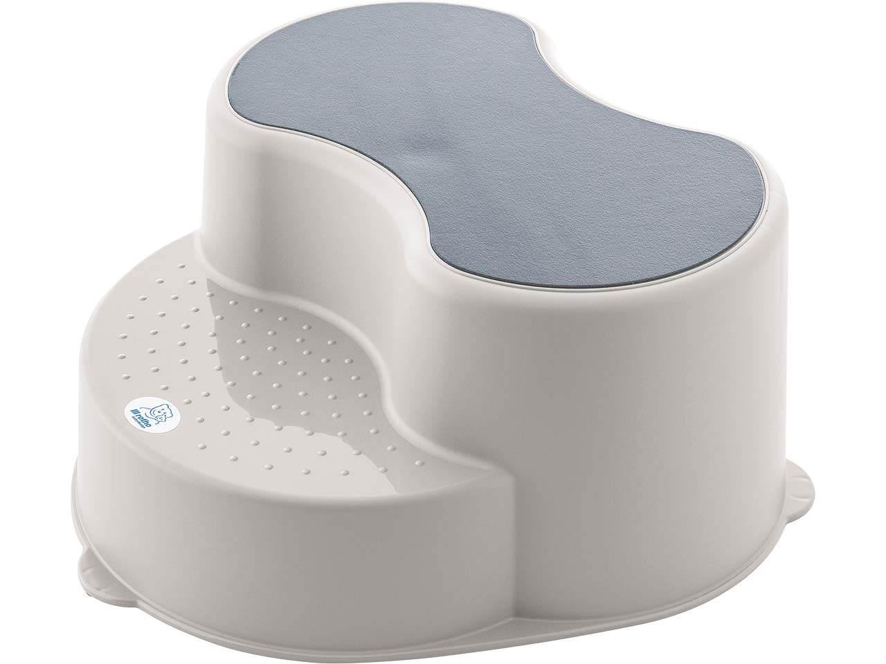 rotho Kinderschemel Tritthocker "TILO" aus Recyclingkunststoff, cappuccino