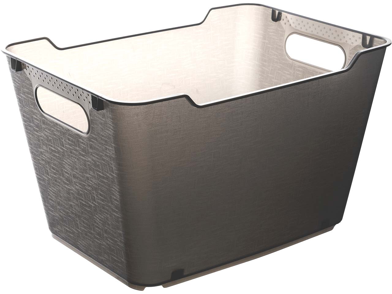 keeeper Aufbewahrungsbox "Lotta" 35,5 x 23,5 x 20 cm, 12 l, grau