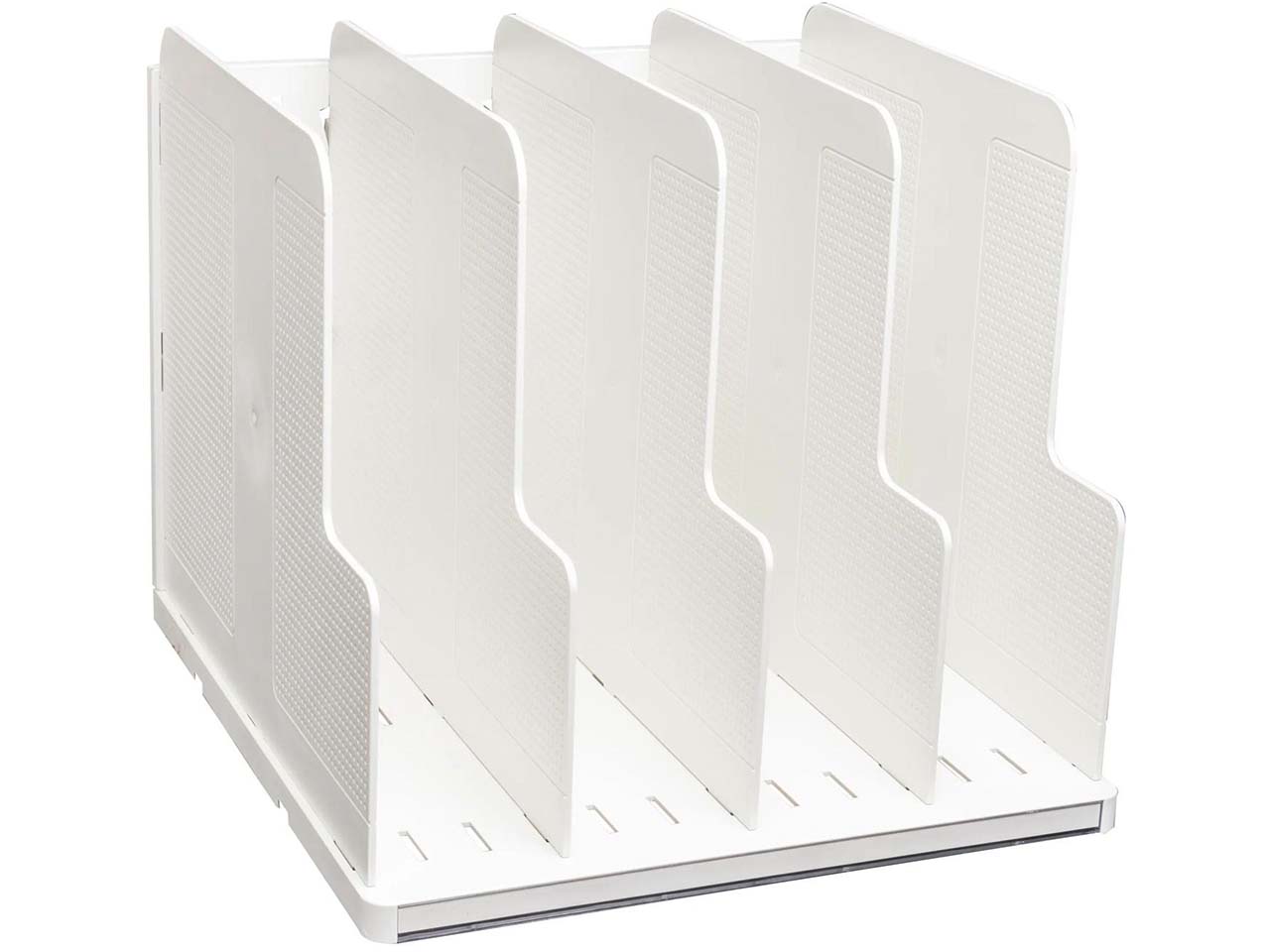 Exacompta Sorter "MODULTOP AutentiK" mit 5 Trennplatten, für Formate bis DIN A4+, weiß