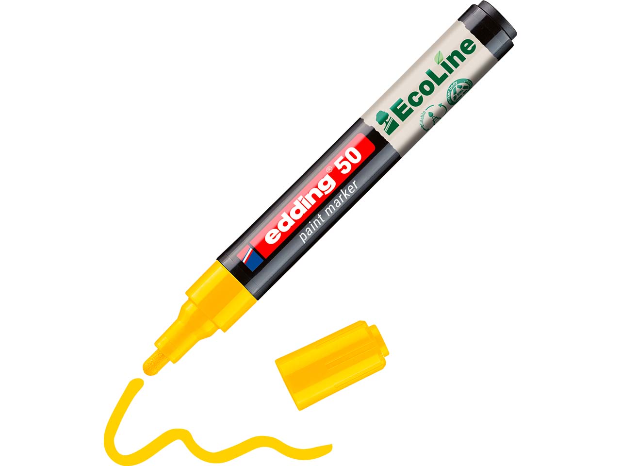 edding Lackmarker "50 EcoLine" wasserbasiert, gelb