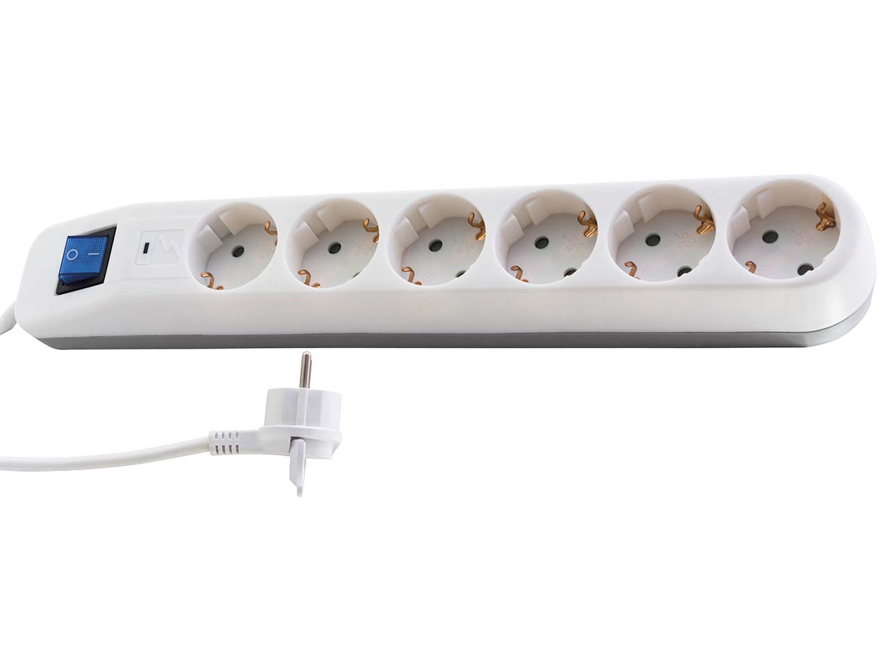 Steckdosenleiste "ICE" mit ÜSS, 6-fach