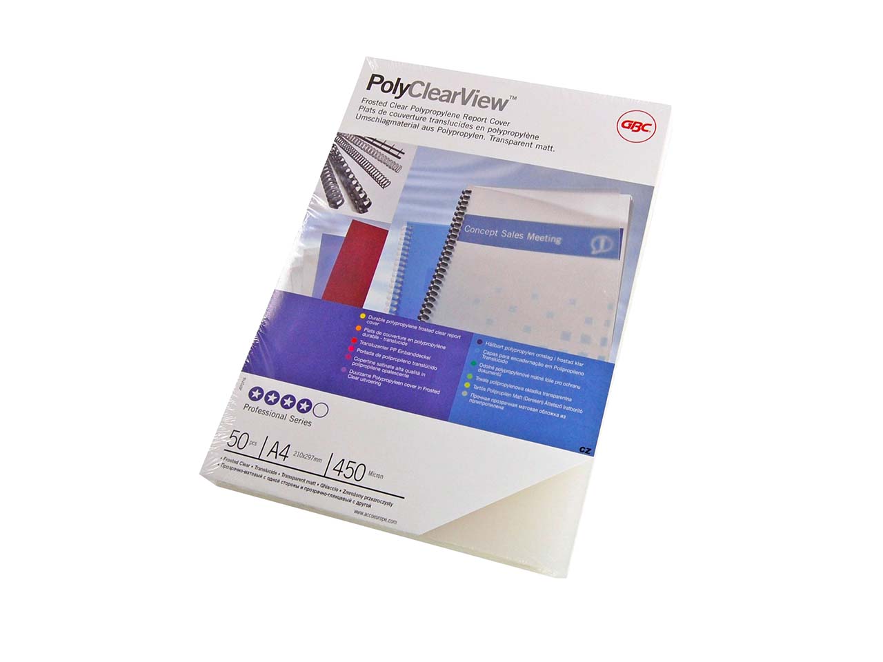 50 PolyClear 0,45 mm, transparent