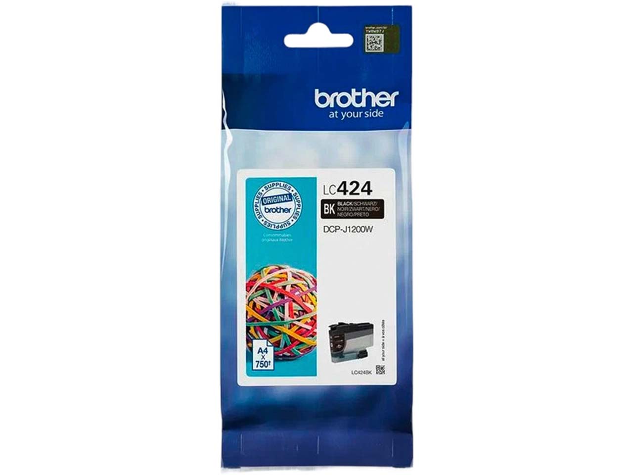 Brother Tintenpatronen LC-424BK schwarz