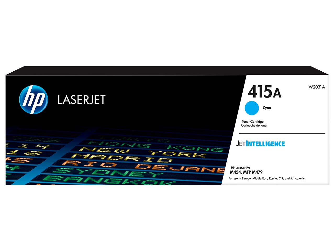 hp Druckkassette W2031A, Nr. 415A cyan