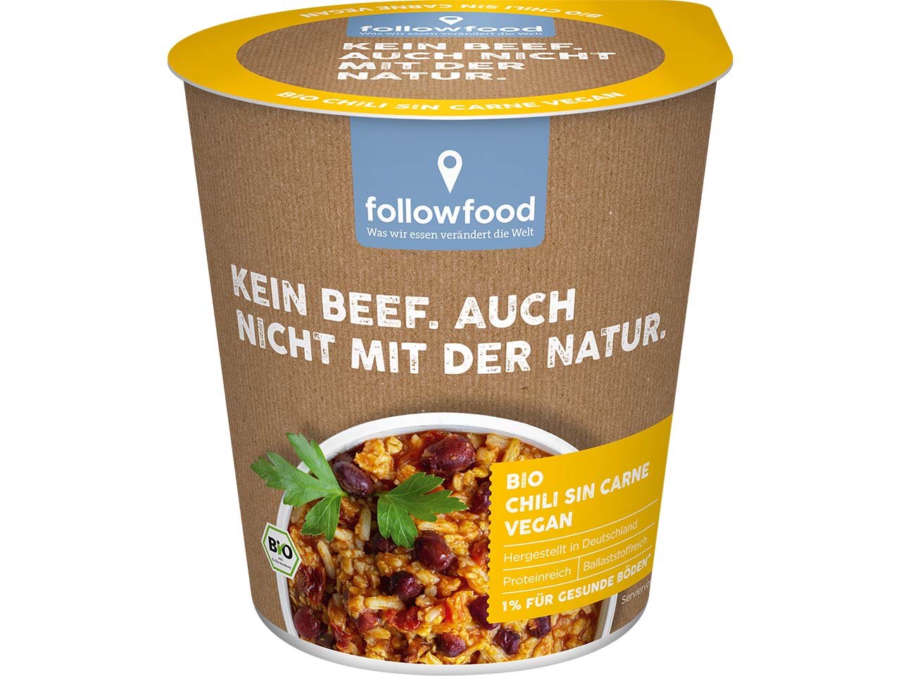 followfood Bio-Instantgericht Chili sin Carne vegan, 60 g