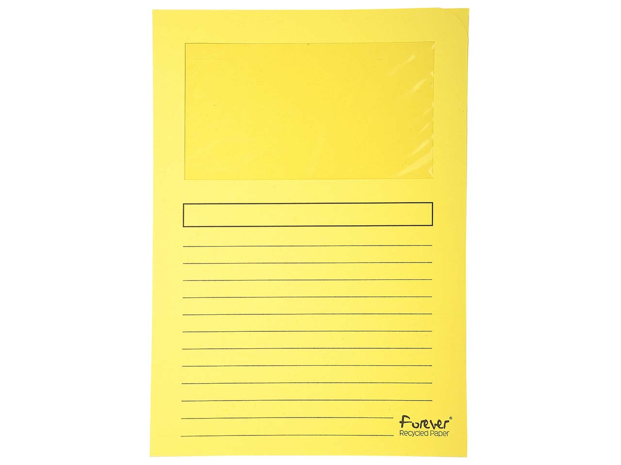 100 Exacompta Fenstermappen "Forever" gelb