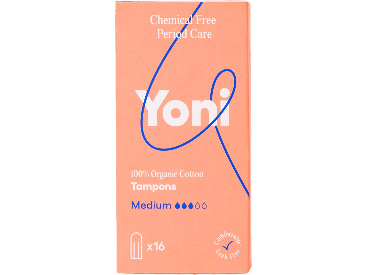Yoni Tampons "Medium" 16 Stk. aus Bio-Baumwolle