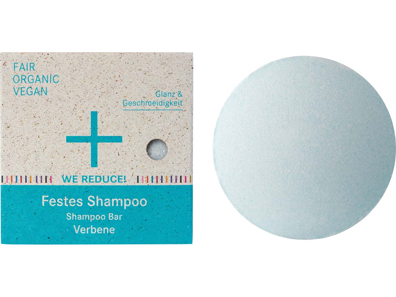 i+m Festes Shampoo 'WE REDUCE!' Verbene, 50 g