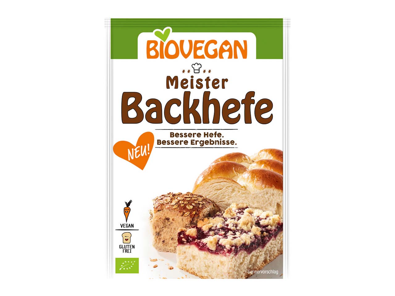 BIOVEGAN Bio-Backhefe, 7 g