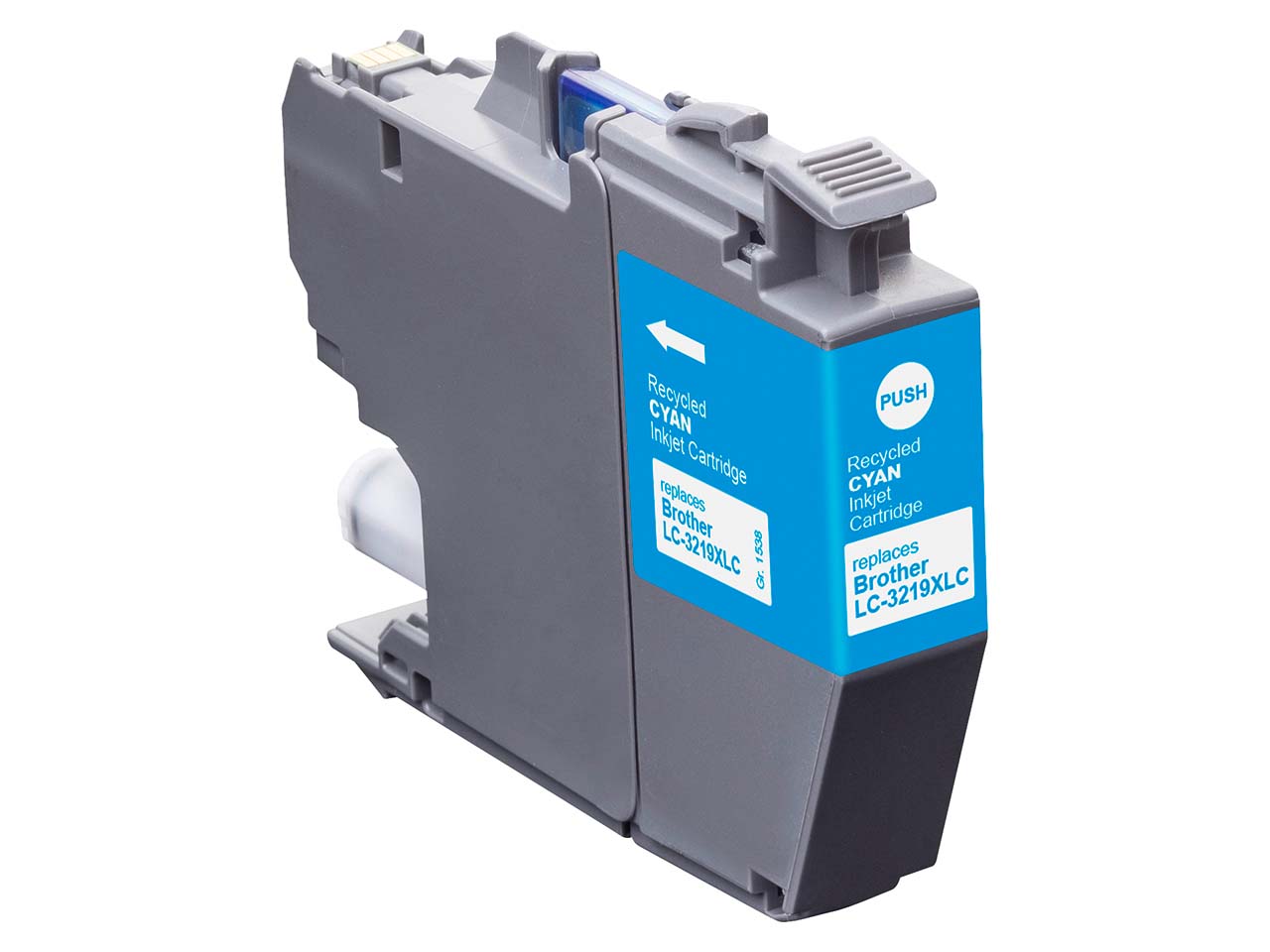 memo Tintenpatrone ersetzt Brother LC-3219XLC cyan