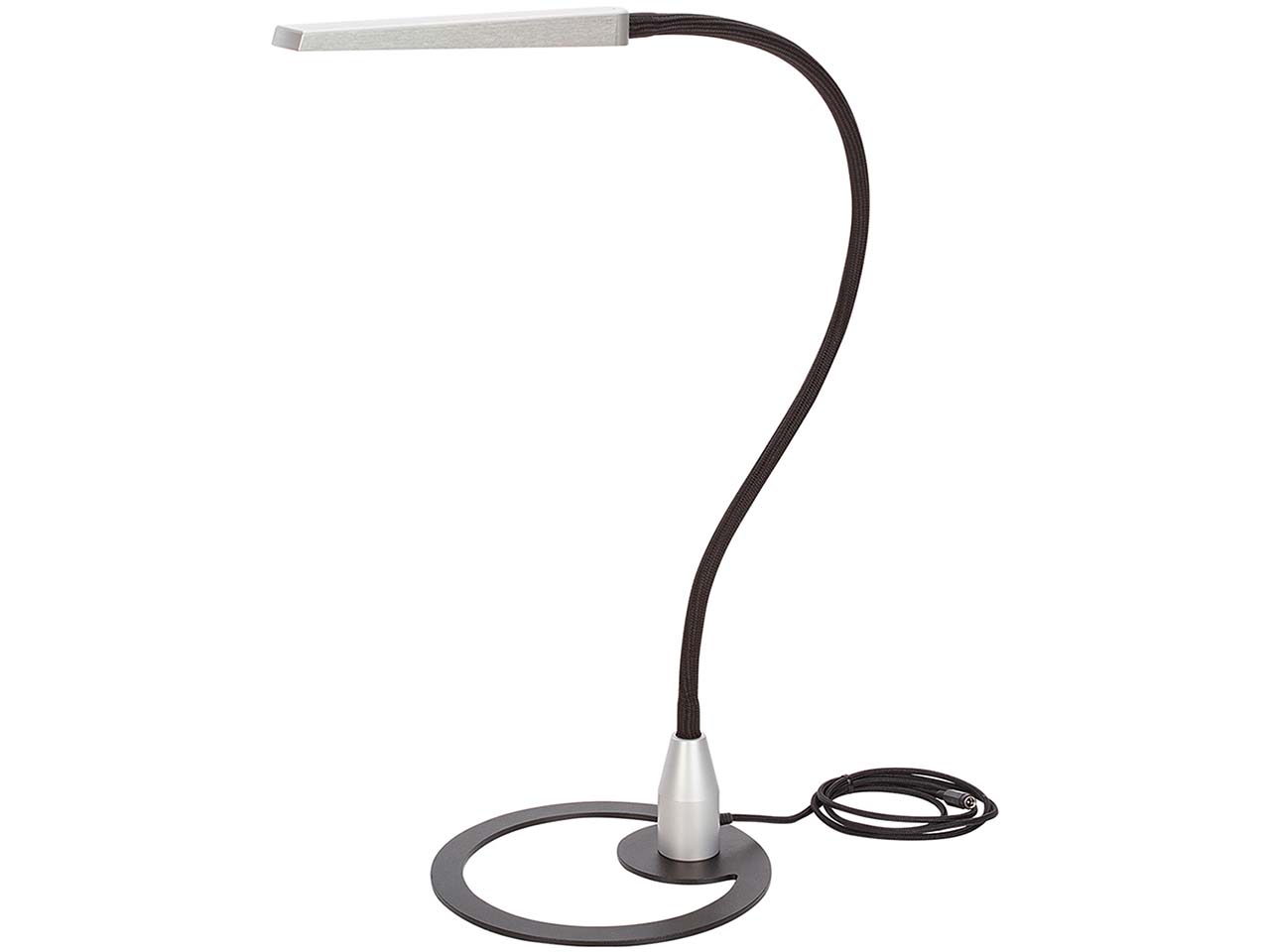 Bauer & Böcker LED-Tischleuchte "Comet" meteorite/silver