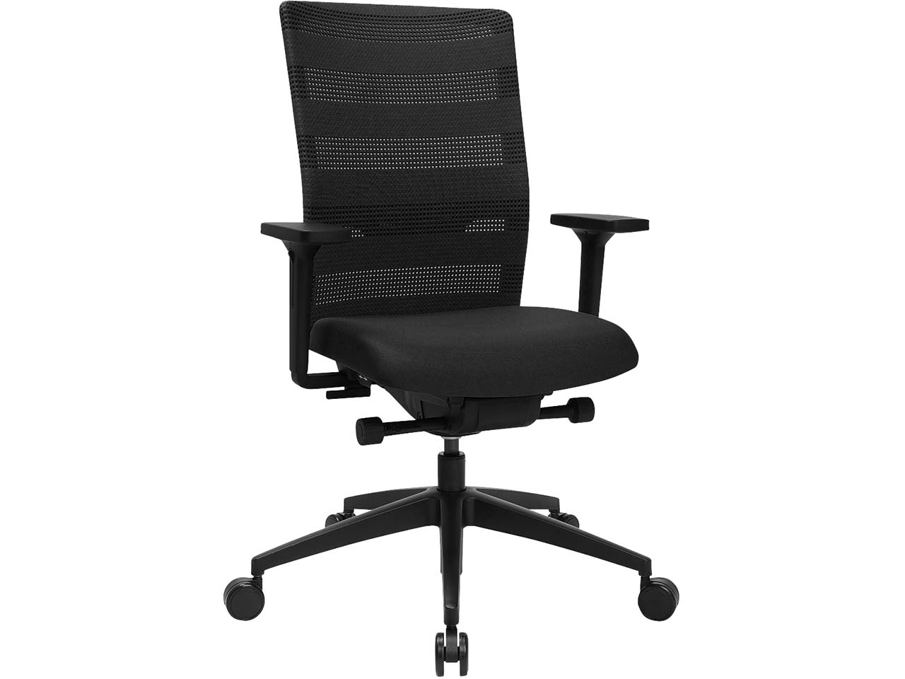 Topstar Bürodrehstuhl "Sitness AirWork" mit Armlehnen, schwarz