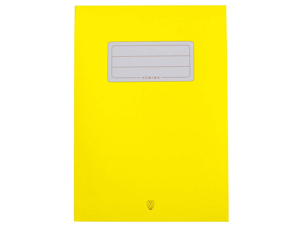 Komima Heftumschlag aus Recyclingpapier, gelb DIN A5