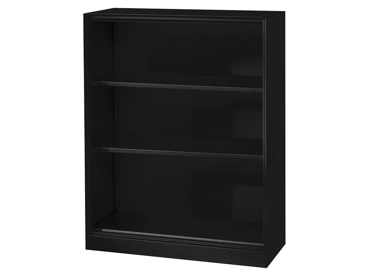 Regal "CONTACT", Höhe 131 cm  (BxT) 100 x 43,5 , schwarz