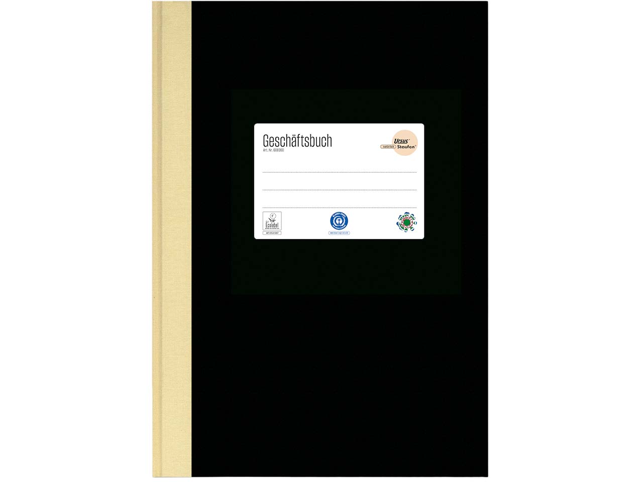 Ursus Notizbuch 'green' DIN A4, 96 Blatt, 80 g/m², kariert