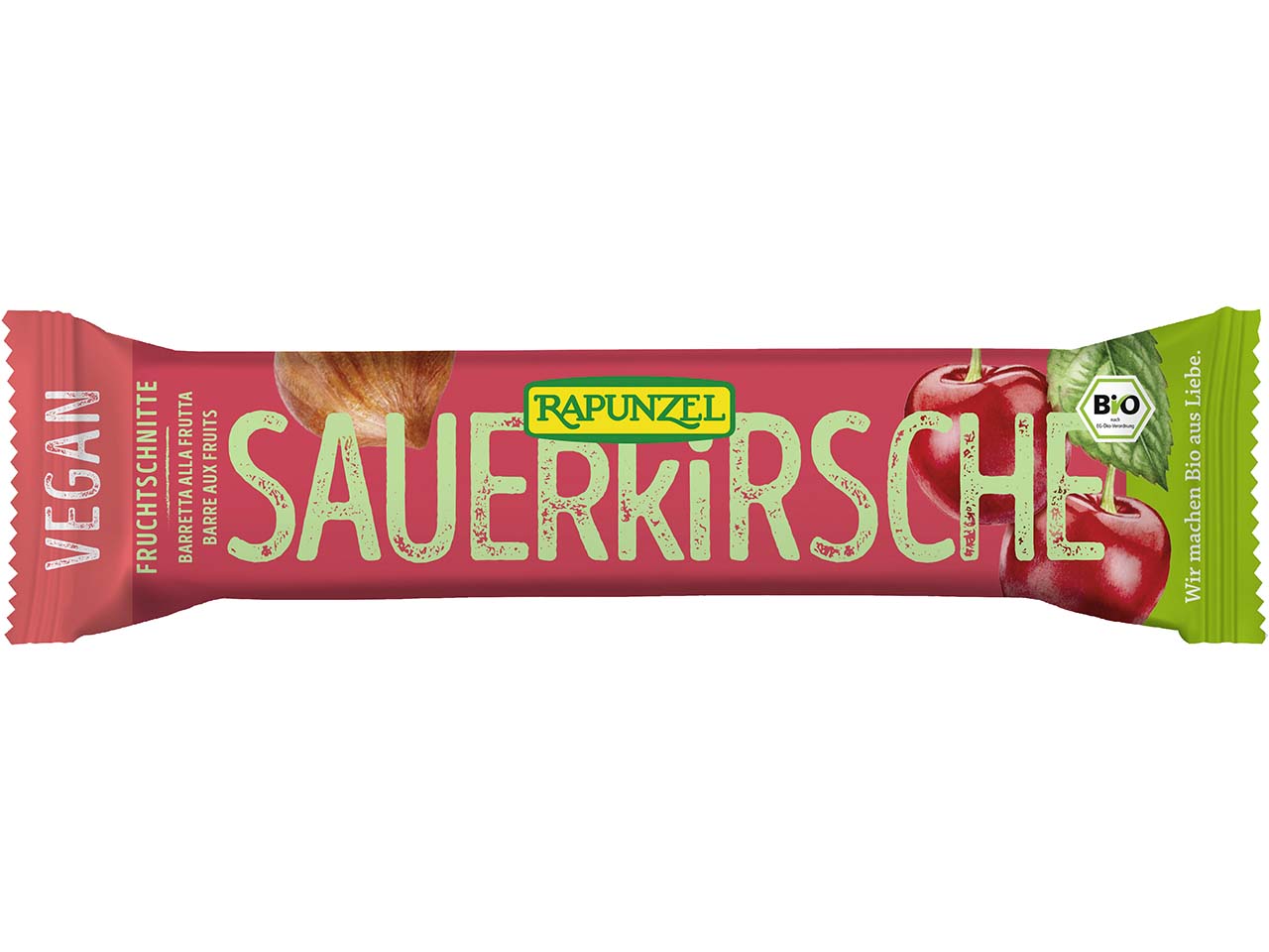 RAPUNZEL Fruchtschnitte Sauerkirsch, 40 g