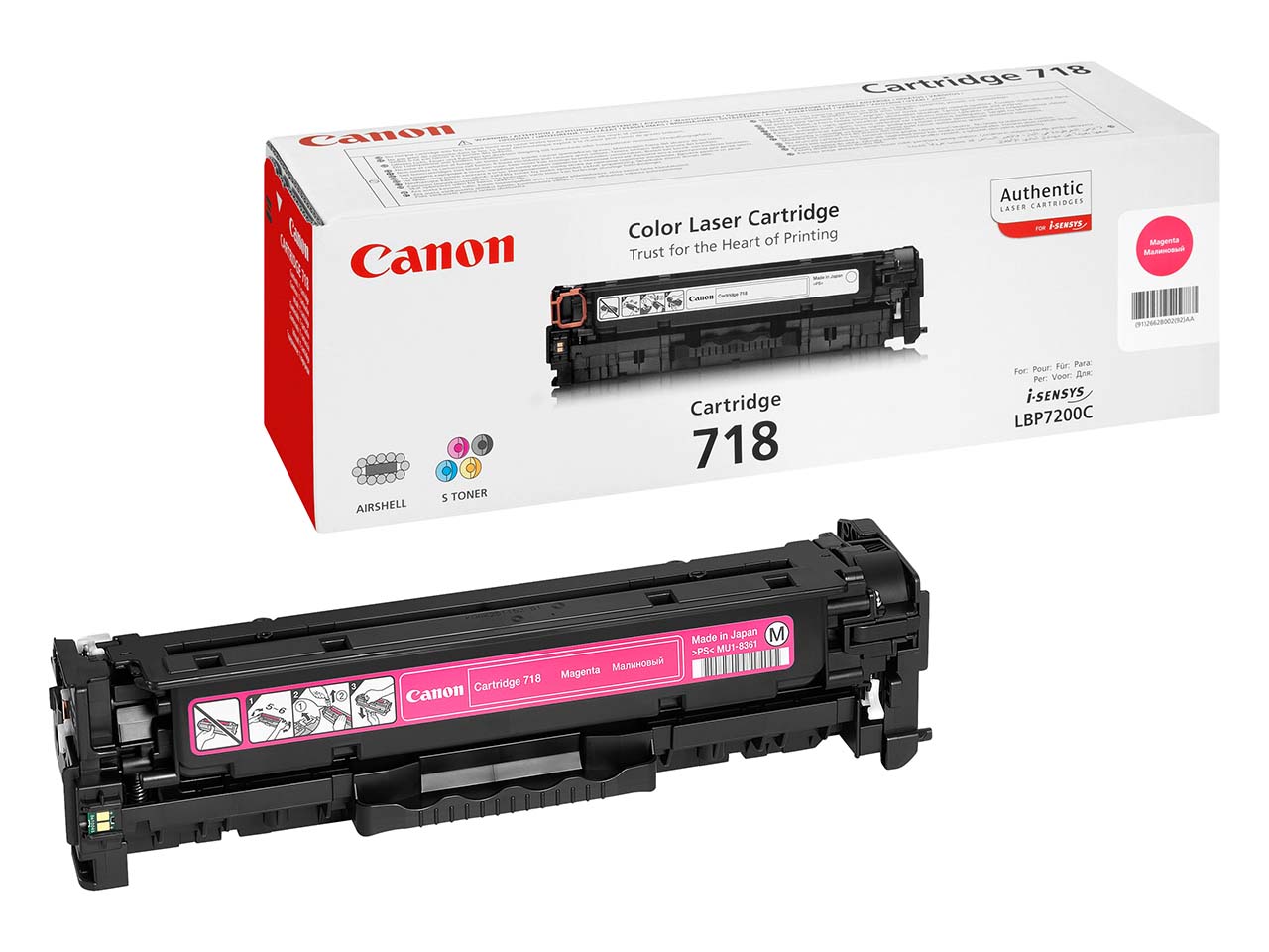 Canon Druckkassette 718 magenta