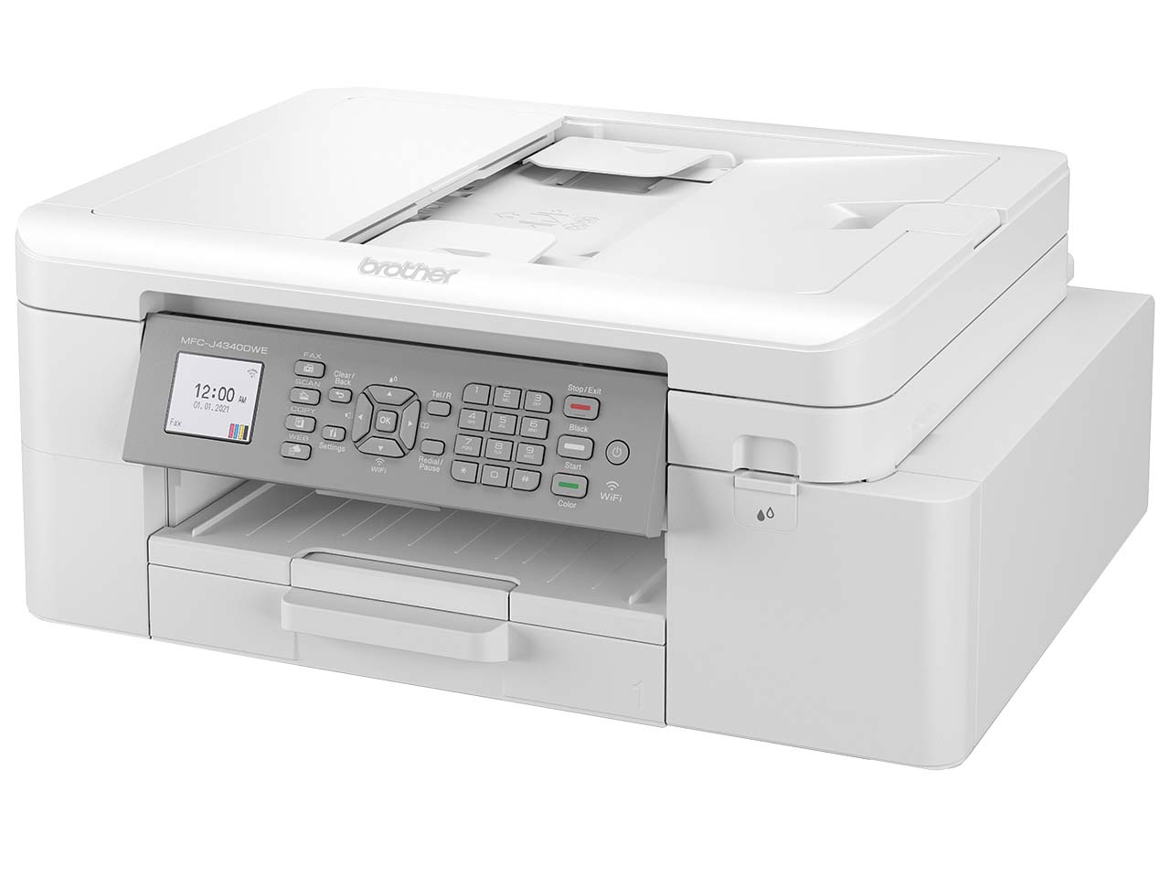 Brother Tintenstrahl-Multifunktionsdrucker "MFC-J4340DWE" weiß