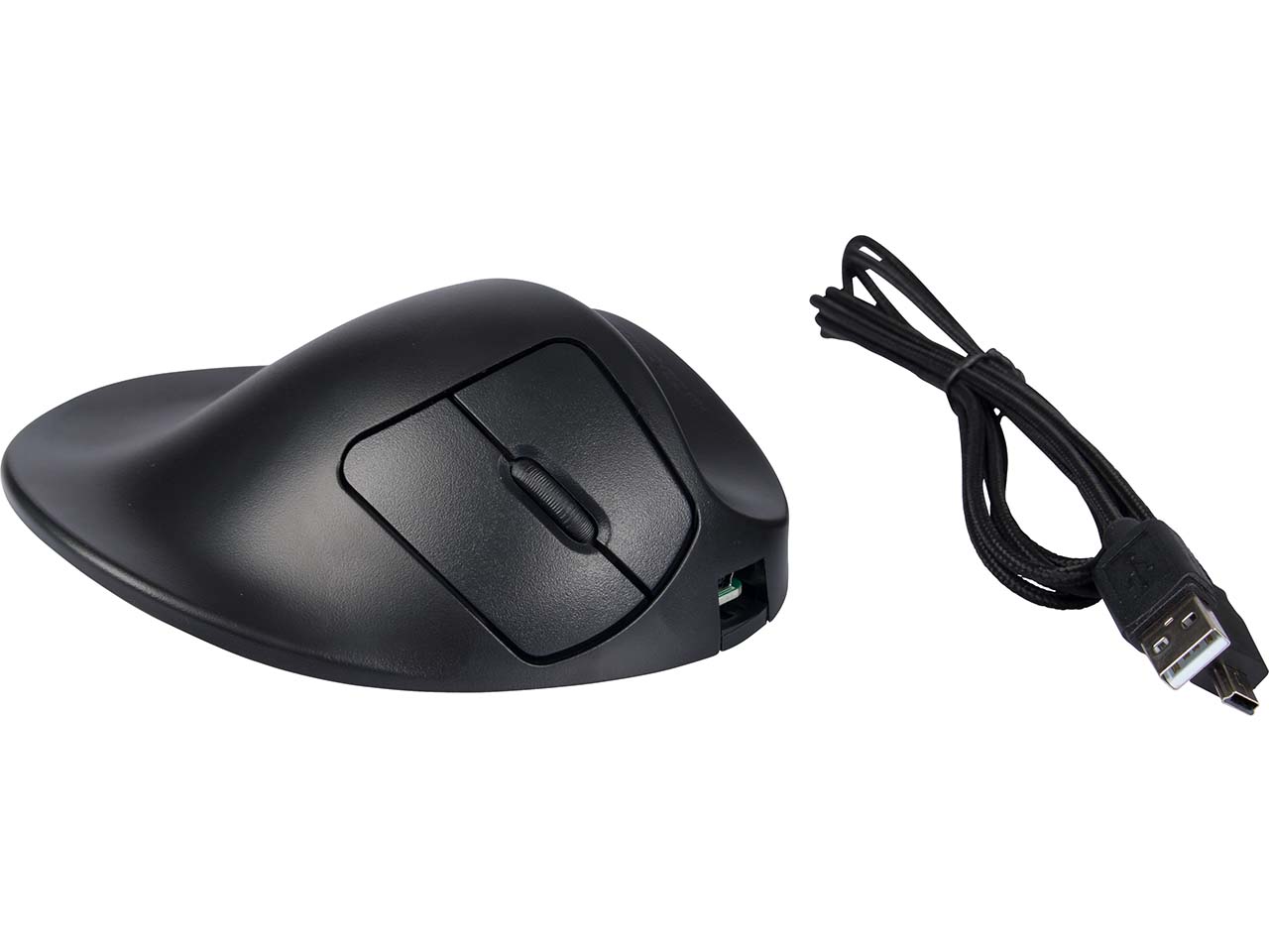 Bakker Elkhuizen Ergonomische Präzisions-Maus "HandShoeMouse" für Rechtshänder, medium