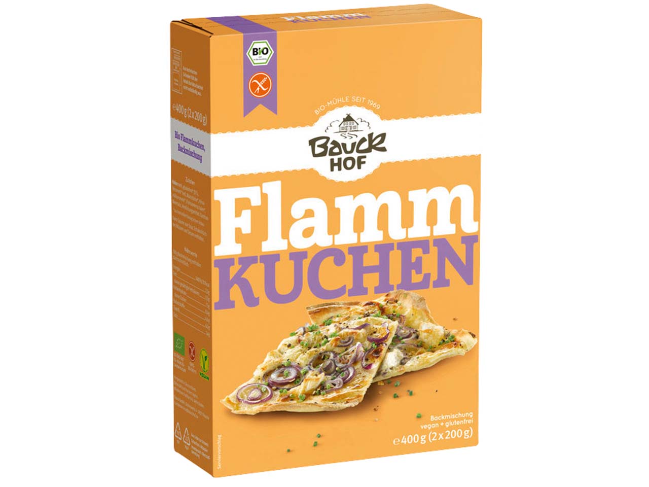 Bauckhof Bio-Backmischung Flammkuchen, glutenfrei, 400 g