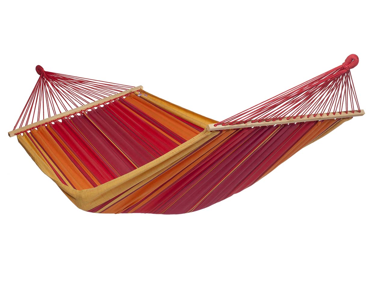 HängemattenGlück Stabhängematte 'FAMOSA' rubin