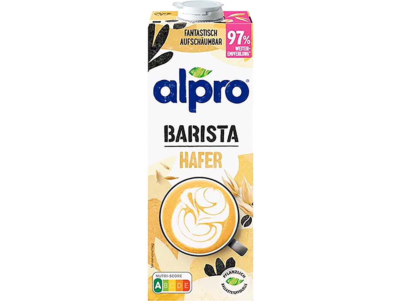 alpro Bio-Haferdrink "Barista", Milchalternative, 1l