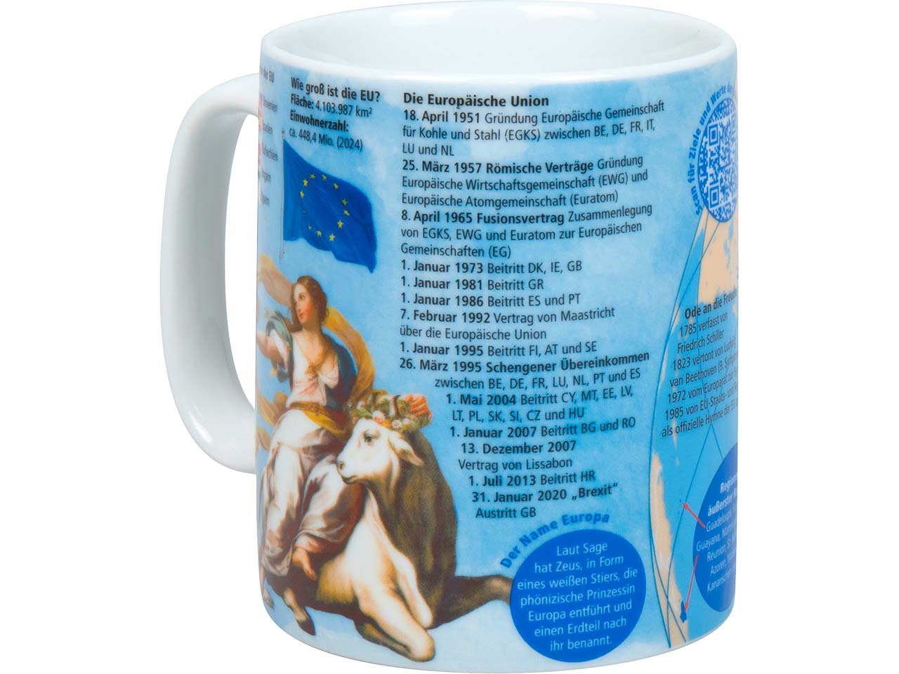 Könitz Tasse "Wissensbecher Europa"