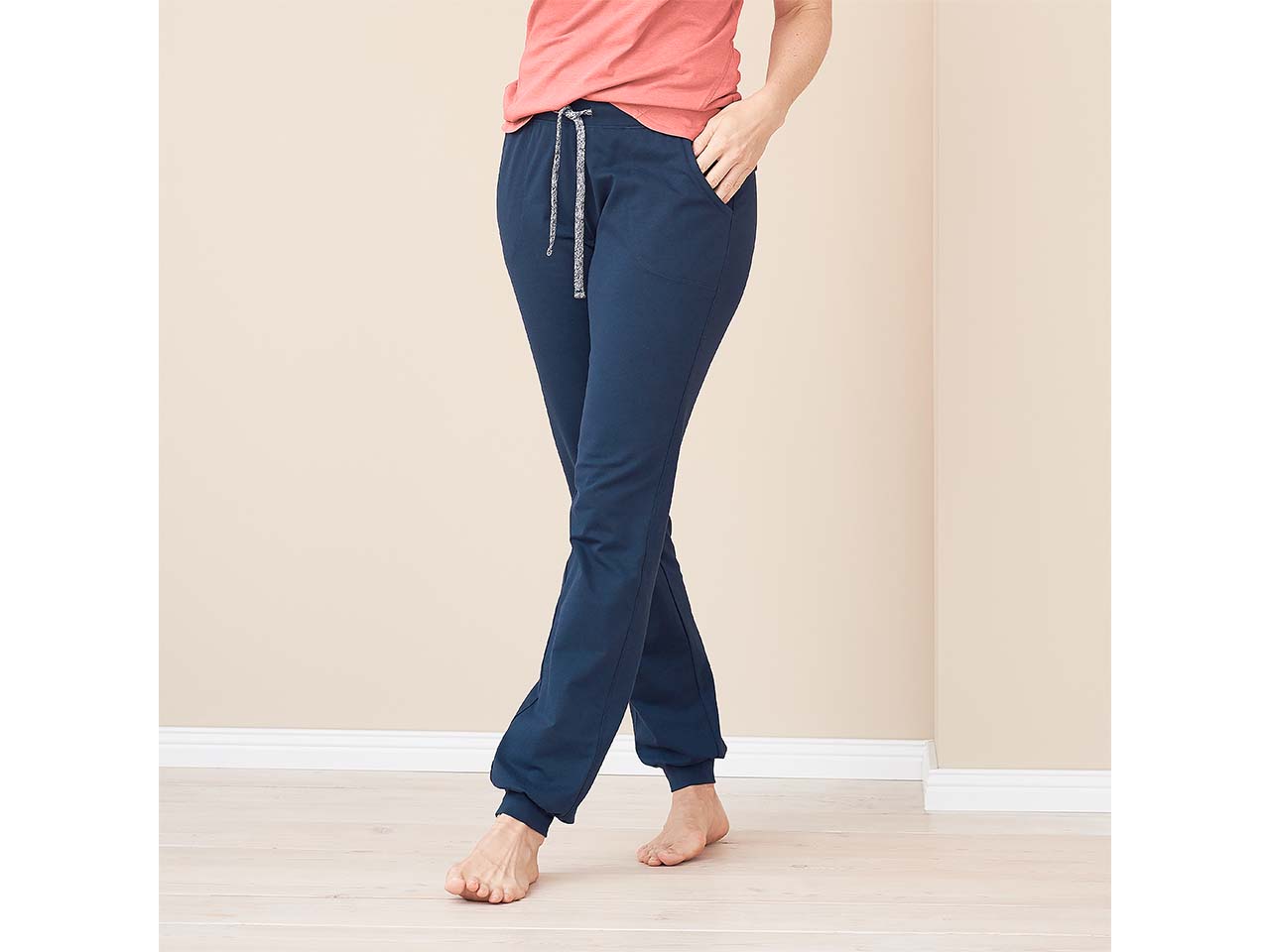 Living Crafts Bio-Damen-Jogginghose "Bea" navy, Gr. XS