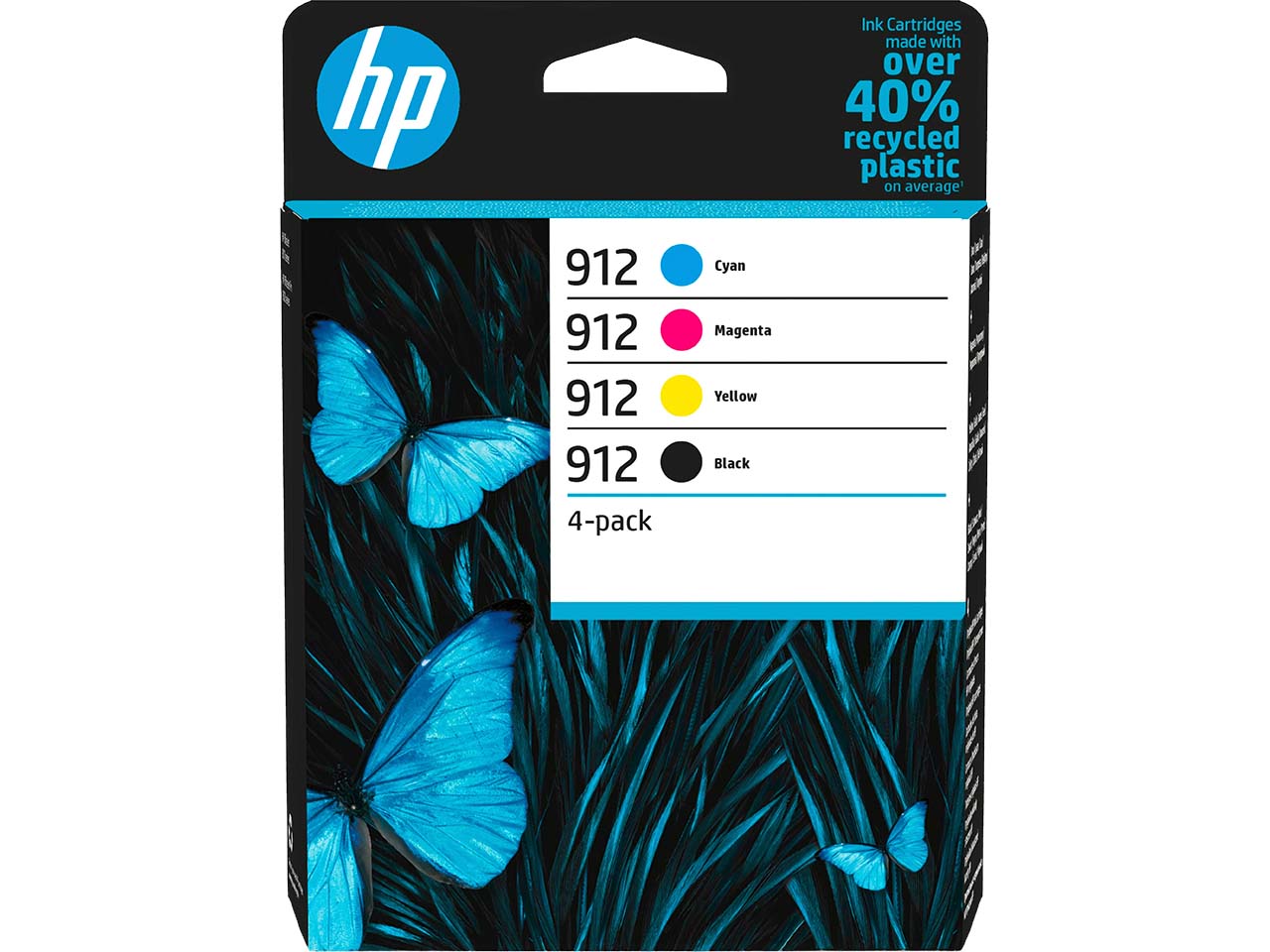 HP 4er Set Tintenpatronen 912 schwarz, cyan, magenta, gelb