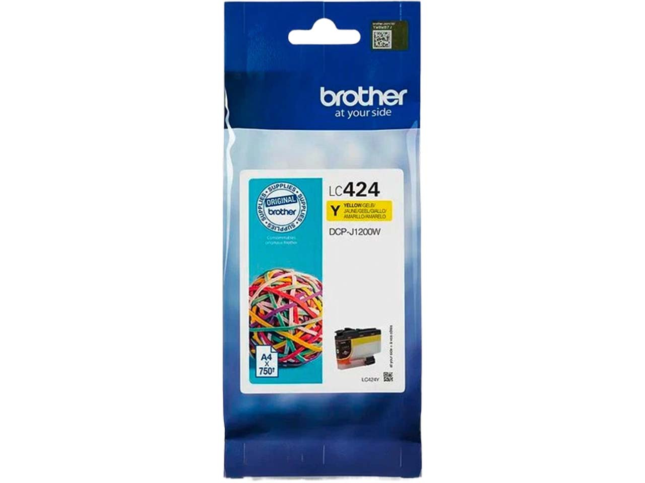 Brother Tintenpatronen LC-424Y gelb