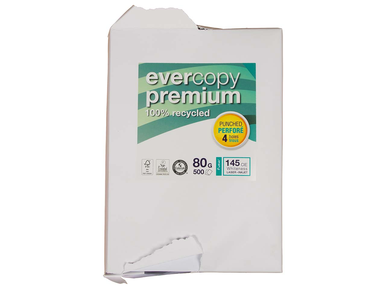 B-Ware Kopierpapier DIN A4, gemischte Ausführungen, 5 Pack, 2.500 Blatt
