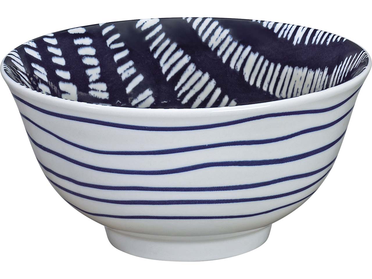 cilio Schüssel 'Striche' aus Porzellan, ø 18 cm