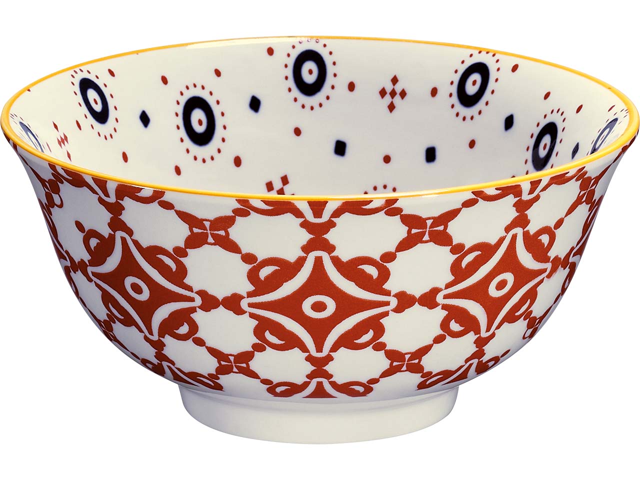 cilio Schüssel 'Kacheln' aus Porzellan, ø 18 cm