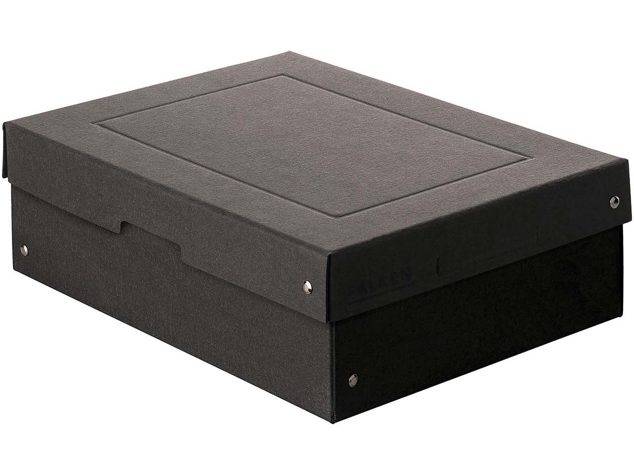 Falken Aufbewahrungsbox 'PURE Box' Black, DIN A4, 100 mm Höhe