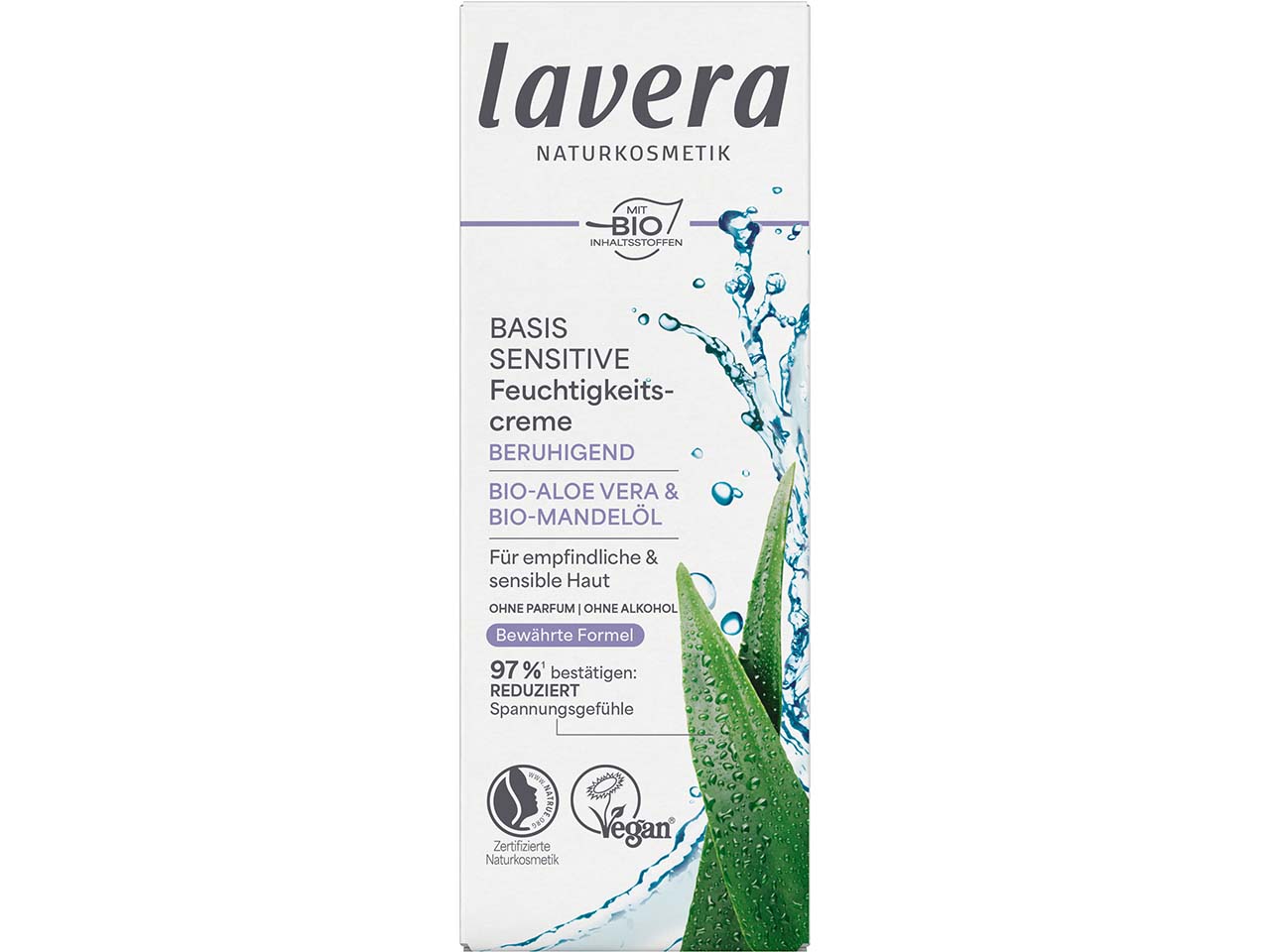 lavera Bio-Feuchtigkeitscreme "basis sensitiv" beruhigend, 50 ml