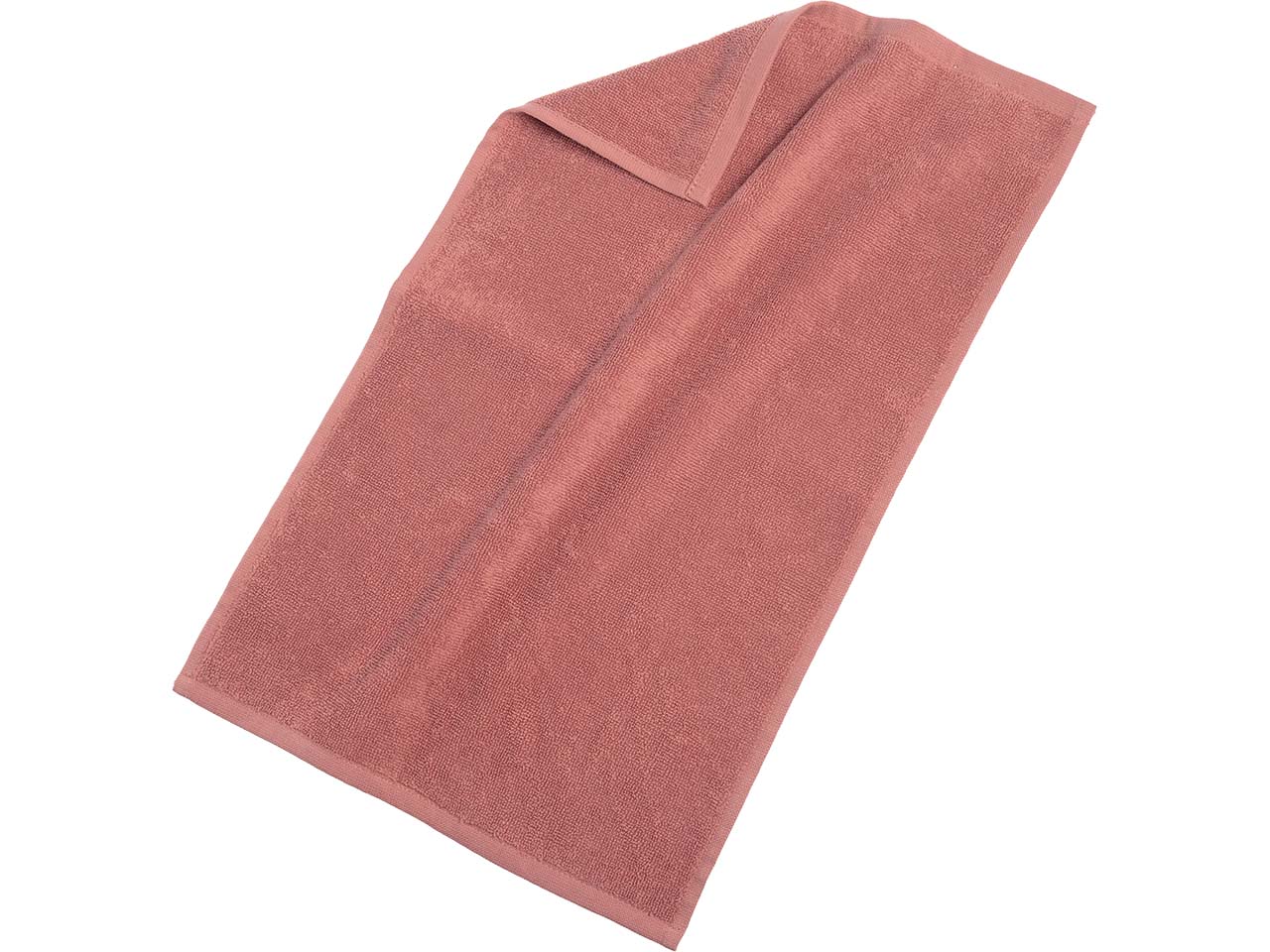 Living Crafts Bio-Gästehandtuch "ORLANDO" 30 x 50 cm, burnt sienna