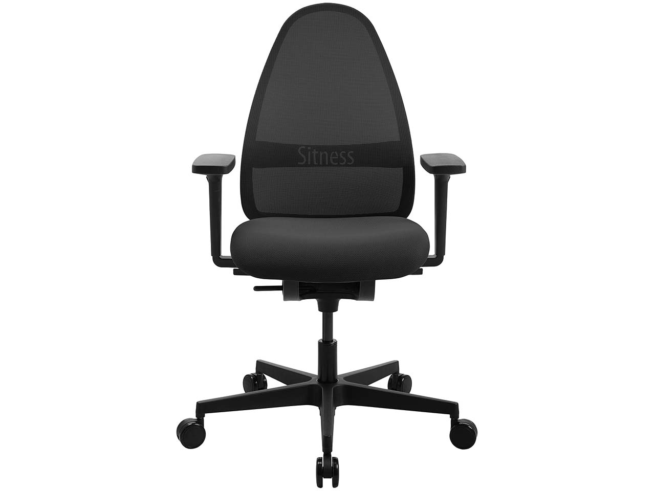 Topstar Bürodrehstuhl 'Soft Sitness Art' mit Armlehnen, schwarz