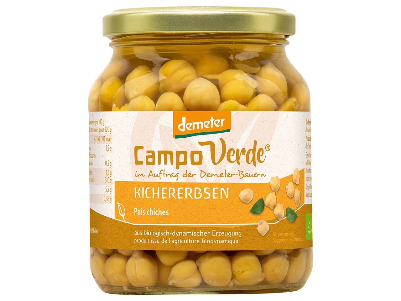Campo Verde Bio-Kichererbsen, 350 g