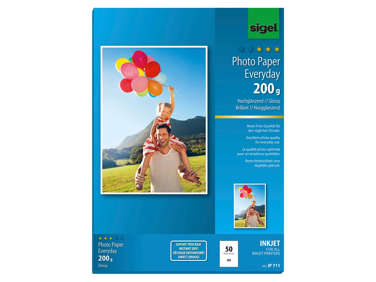50 Blatt Sigel Everyday-Photo A4 200g