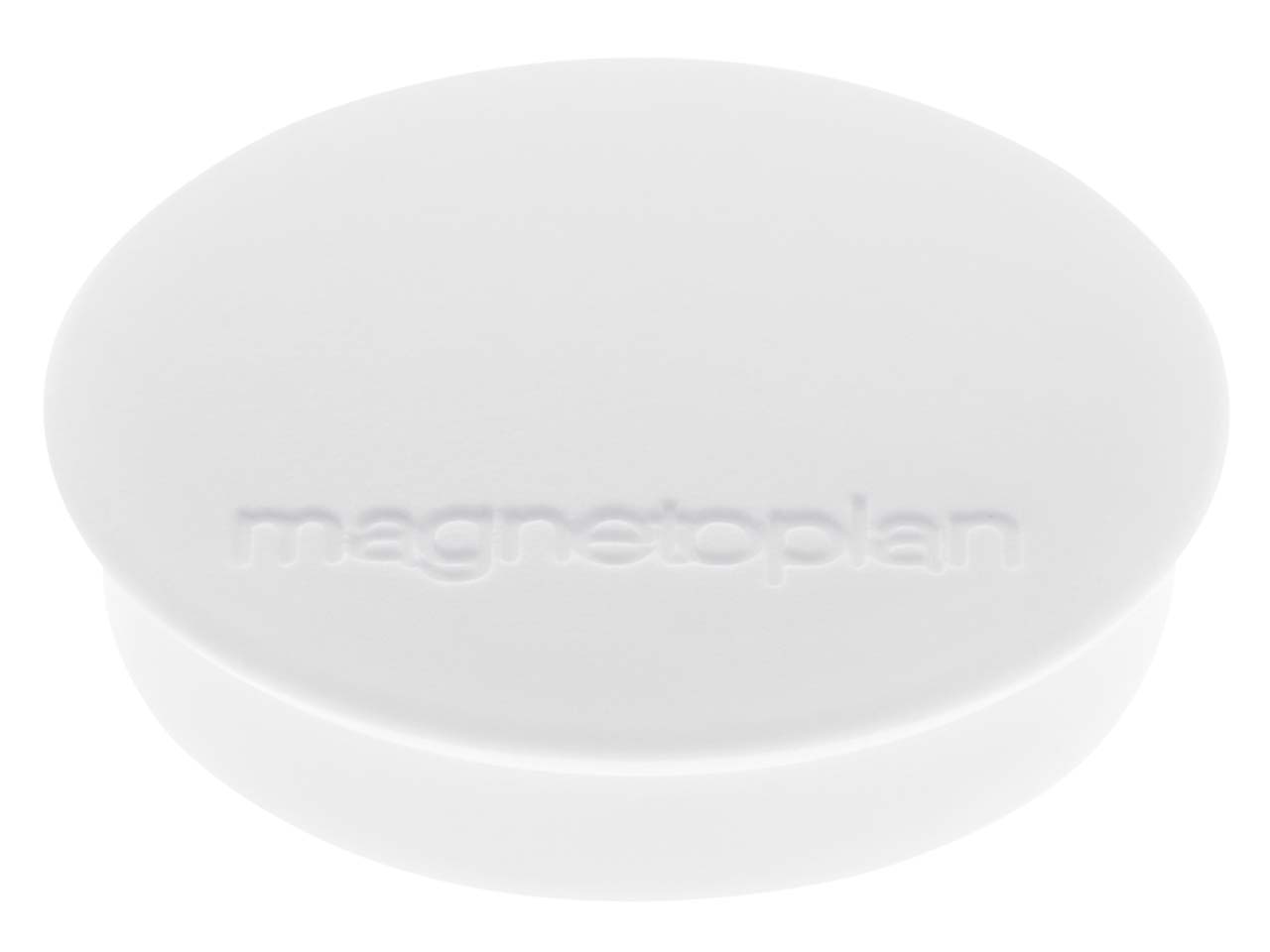 10 magnetoplan Magnete 'Discofix standard' weiß
